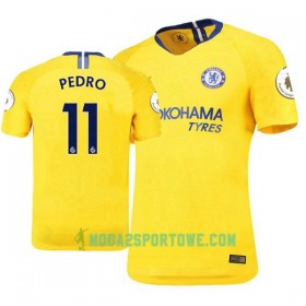 Koszulka Chelsea Pedro 11 Wyjazdowe Stroje Piłkarskie 2018-2019 Krótki Rękaw